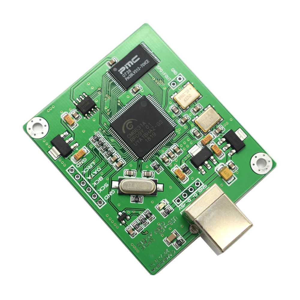 Плата DAC USB к I2S SPDIF выход 24Bit 192K цифровой интерфейс модуль CM6631A F3-011 | Электроника