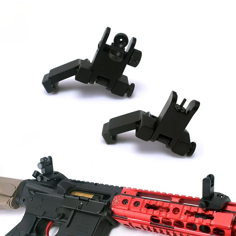 Складной металлический прицел для оружия ар15 раньше 45 градусов | Спорт и