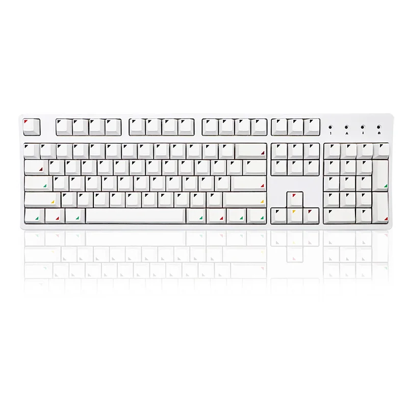 Белые колпачки клавиш GMK Pixel 132 клавиш/комплект PBT Dye Subbed с ISO Enter 6.5u пропускная
