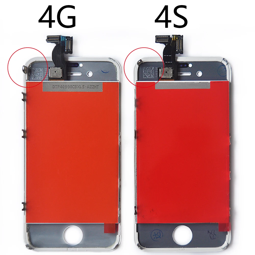 mobile phone lcd for iphone 4s 4 5s 6 plus lcd display touch screen digitizer assembly for iphone 6s 7 8 plus x xs lcd pantalla free global shipping