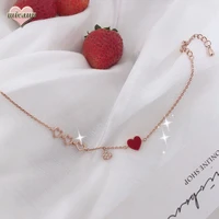 pulseras kpop red crystal love adjustable gift regalos joyeria fina para mujer bracelet femme ofertas relampago bi%c5%bcuteria 2020