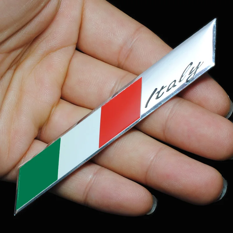 4 шт. автомобильный Стайлинг итальянский флаг автомобильные наклейки