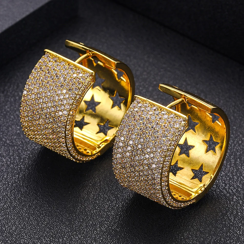 Janekellytrendy геометрические Смешанные Серьги-кольца для женщин, аксессуары, серьги с кубическим цирконием, ювелирные изделия, серьги mujer moda