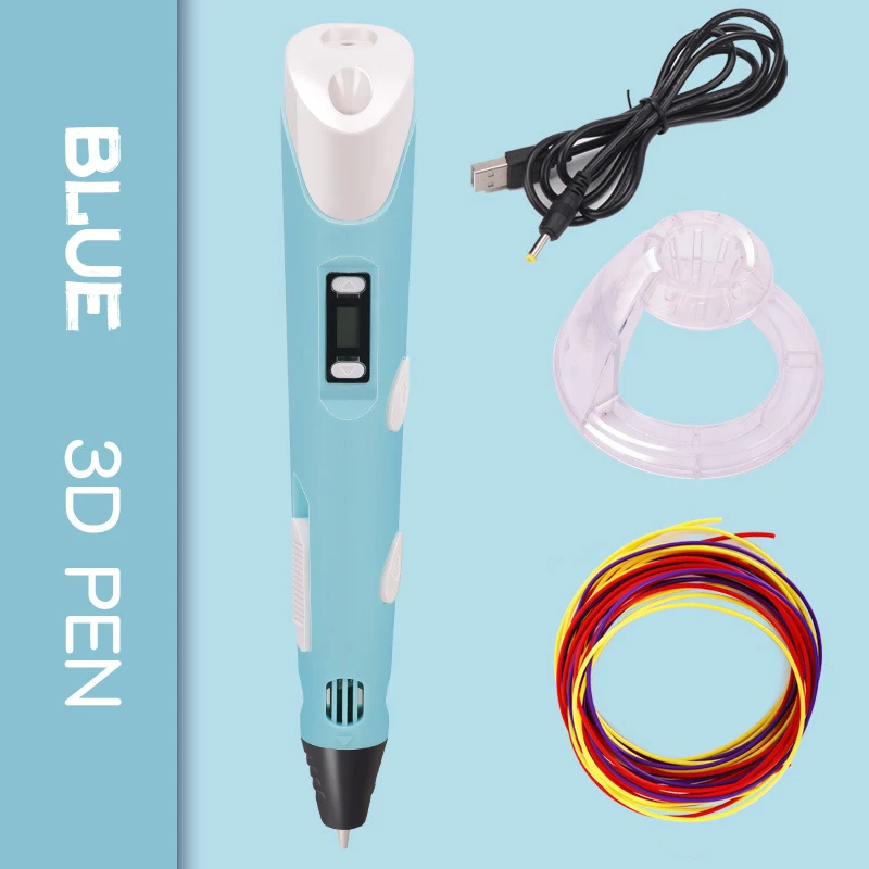 

Drawing Pen Creative 3D Printing Pen with PLA Filaments Adjustable Temperature Kids Birthday Educational Toys
