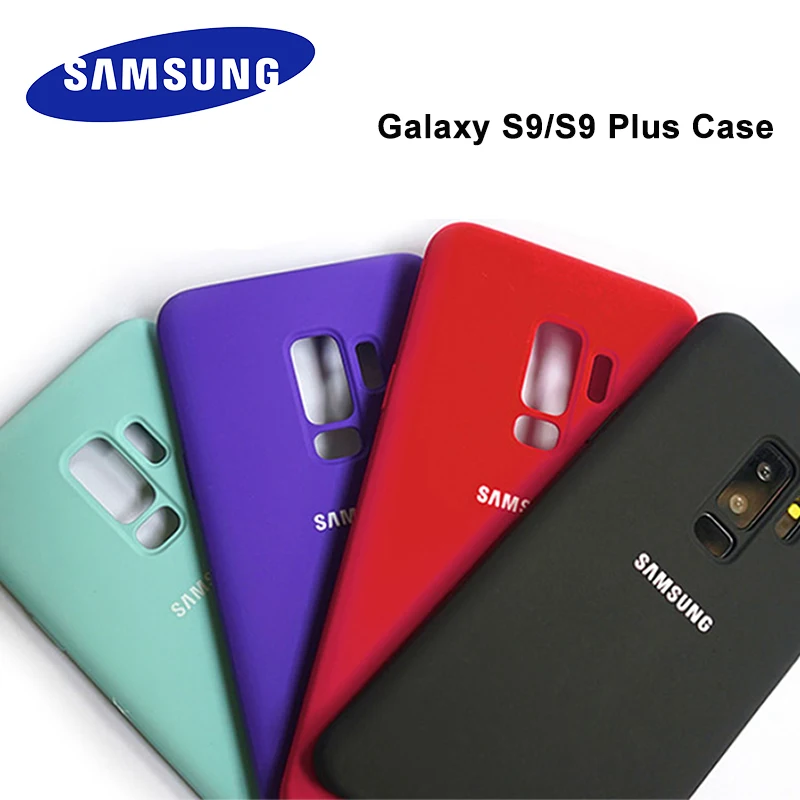 Чехол S9 Plus Samsung Galaxy S9/S9 + защитный чехол шелковистая Силиконовая задняя крышка