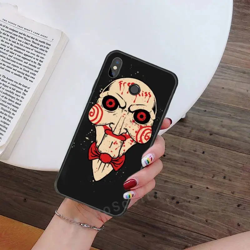 

Saw Horror movie Phone Case For Xiaomi Redmi note 7 8 9 t max3 s 10 pro lite Luxury brand shell funda coque