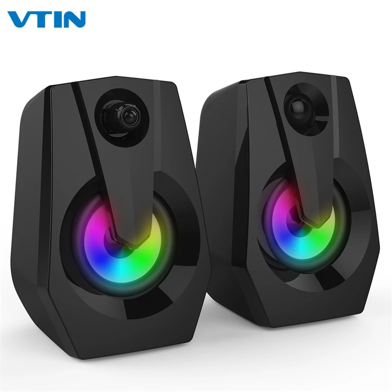 VTIN 258 компьютерные колонки Smalody стерео цветной светодиодный светильник USB