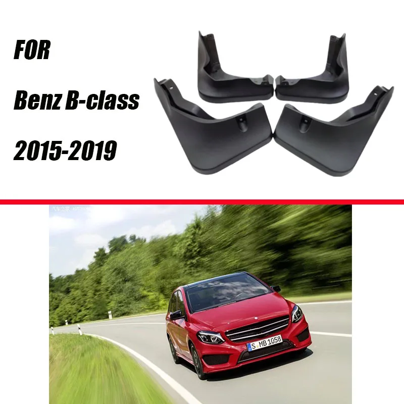 Для Mercedes Benz B-class B180 B200 B260 W245 W246 2009- крыло брызговики автомобильные аксессуары брызговик - Цвет: B class w246 15-19