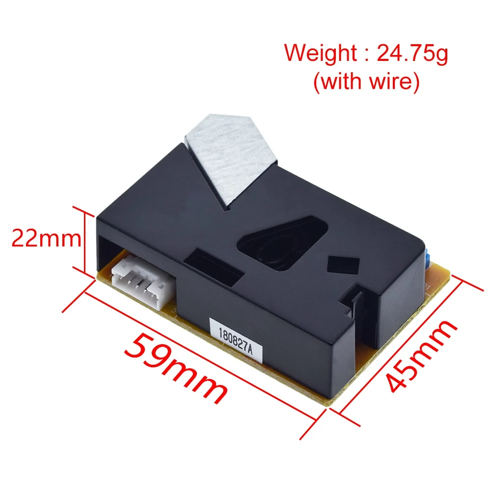 DSM501A Dust Sensor Module PM2.5 Detection Dector Allergic Smoke Particles For Arduino Air Condition | Электронные компоненты и