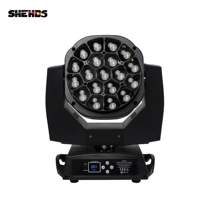 2pc19x15W Wash большие глаза пчел RGBW Zoom 285W DMX светодиодный прожектор с движущейся
