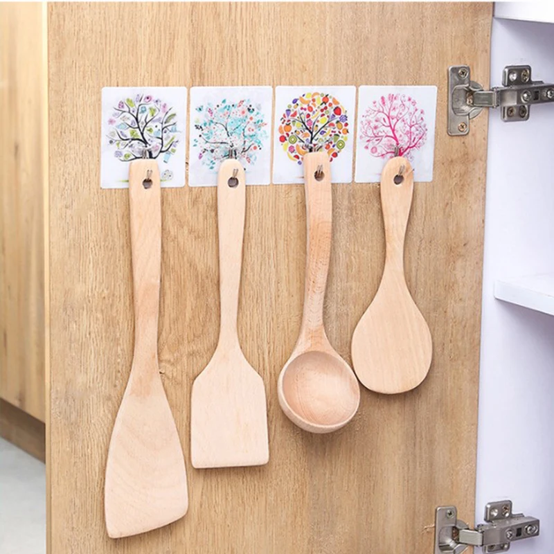 4 шт. настенные крючки вешалки для хранения|Крючки и направляющие| |