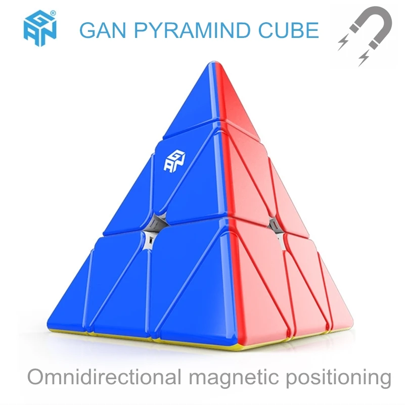GAN неокуб 3x3x3 кубик рубика Кубик Гань магнитный пирамиды 3*3*3 скоростной Ган