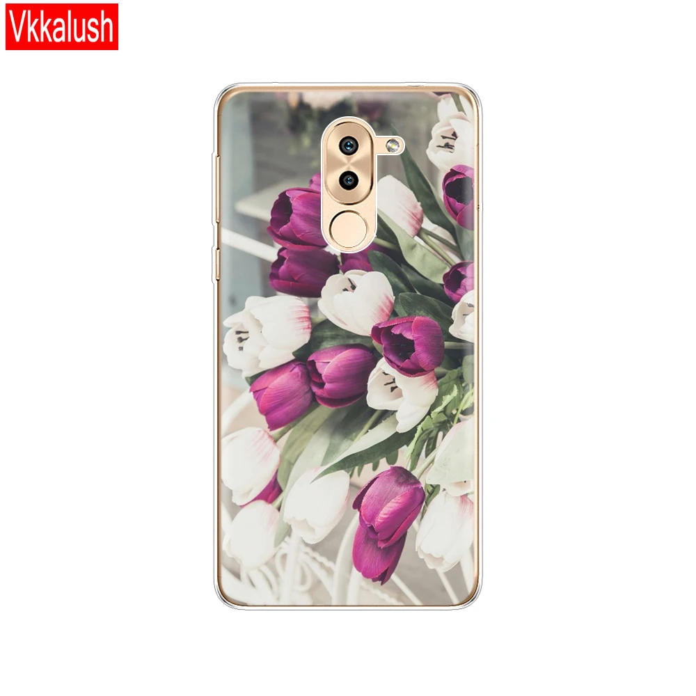 Чехол для телефона Huawei Honor 6X мягкий силиконовый чехол-накладка из ТПУ 360 Защитный