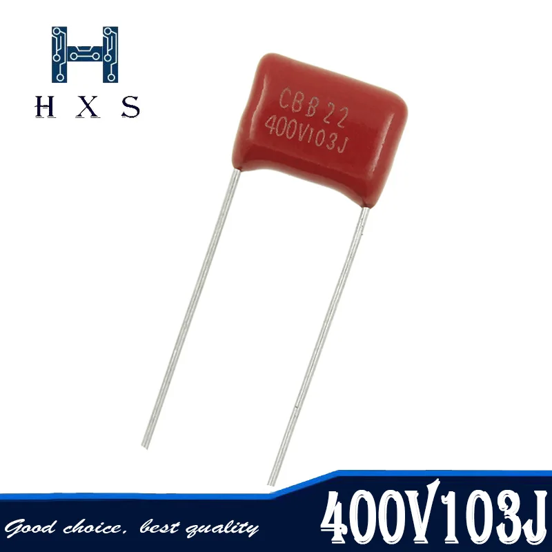 10 шт. 400V103J 0 01 мкФ 10NF 103 400V Шаг мм CBB полипропиленовый пленочный