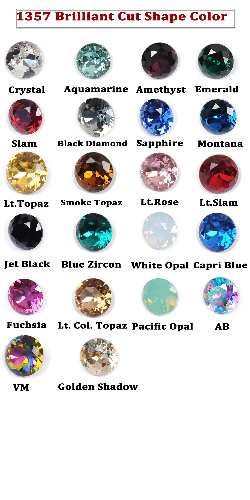 

CTPA3bI AB Brilliant Cut Jewelry Glass Beads Accessories Strass Gems Glitter Sewing Crystal Rhinestones For Gym Suit Decoration