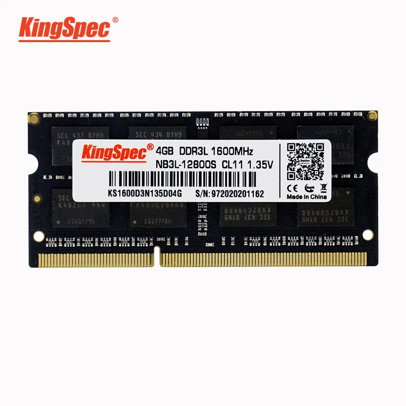 Оперативная память KingSpec ddr3 для ноутбука meomry 4 ГБ 8 оперативная Память ОЗУ ddr 3 1600