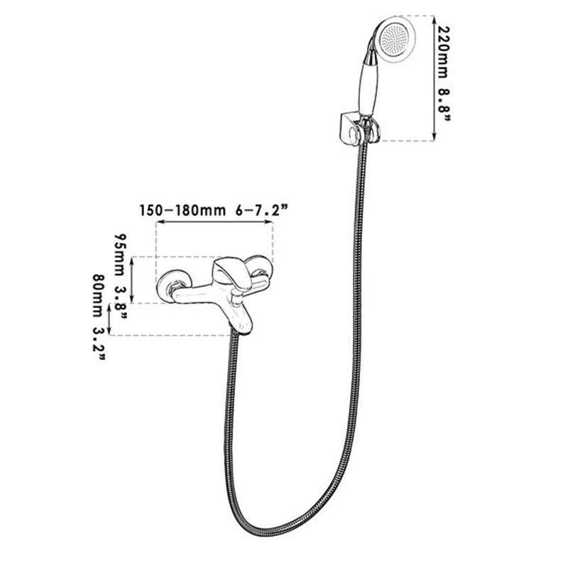 KEMAIDI настенные латунные краны смесители и смеситель горячей холодной воды белая