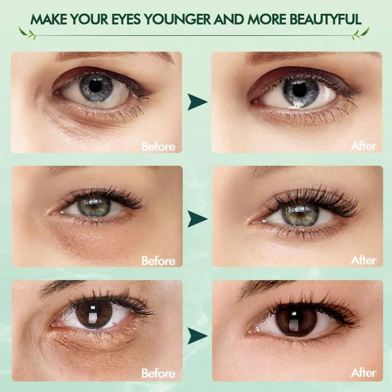 

Seaweed Firming Eye Mask Eye Patches For The Eyes Crystal Green Masks Anti Aging Dark Circle Puffiness Collagen Eyelid Patch