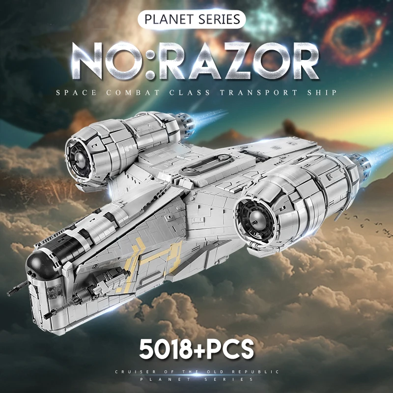 

Строительные блоки Mold KING 21023 Star Plan, игрушки, бритва, Звездный Корабль, модель в сборе, кубики, развивающие игрушки, подарки на день рождения