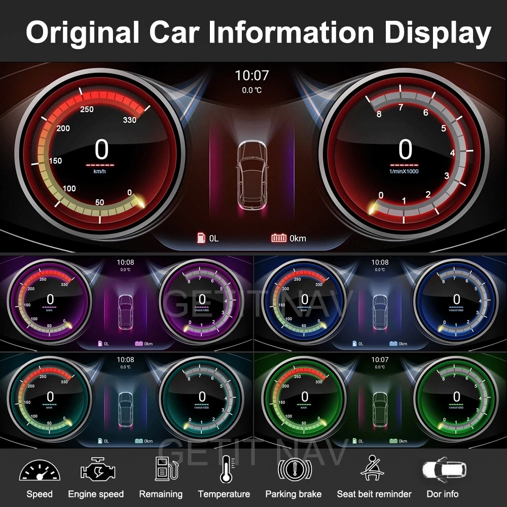 Автомобильный мультимедийный проигрыватель экран 10 25 дюймов IPS DSP Android для BMW 1