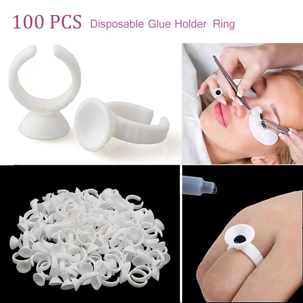 Аксессуары для наращивания ресниц 100 пар гелевых накладных палочек туши клеевых