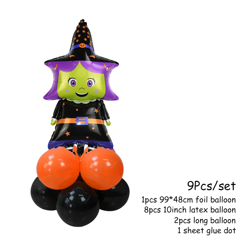 

Halloween Pumpkin Ghost Spider Bat Skull Shape Foil Balloon Halloween Party Kids Favor Supplies Helium Globos Decoration