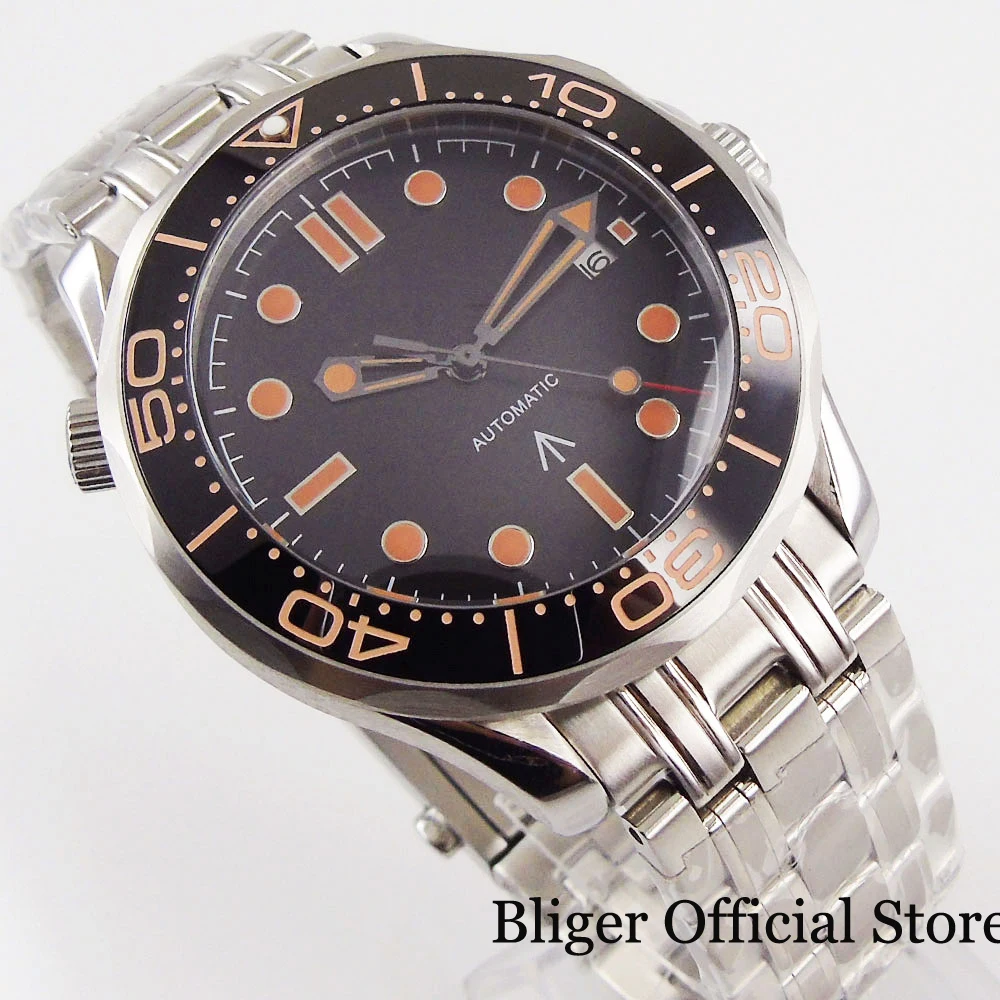 Часы BLIGER Мужские механические 41 мм из нержавеющей стали | Наручные часы