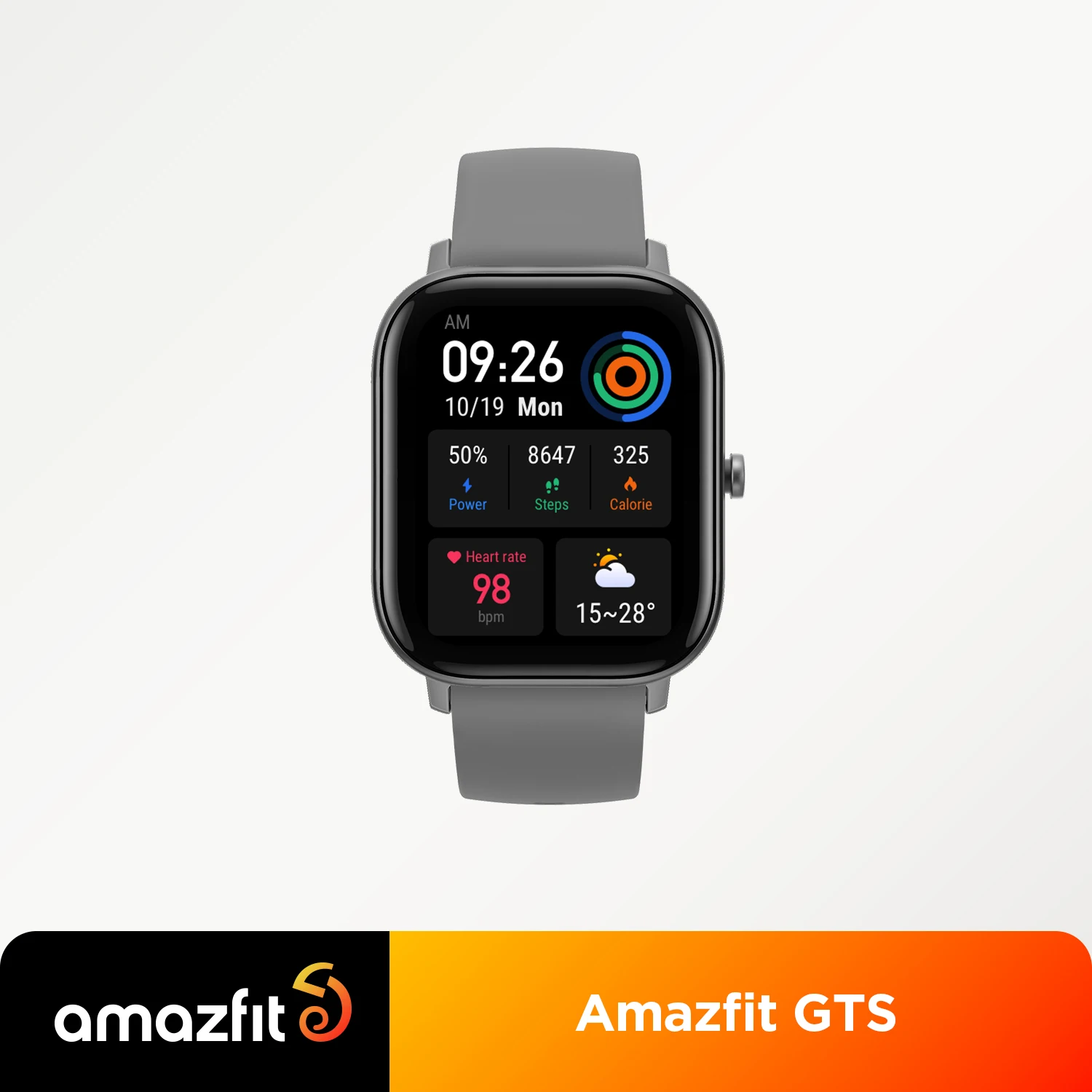 

Смарт-часы Amazfit GTS Global, водонепроницаемые умные часы 5ATM, долгий аккумулятор, GPS, управление музыкой, кожаный ремешок