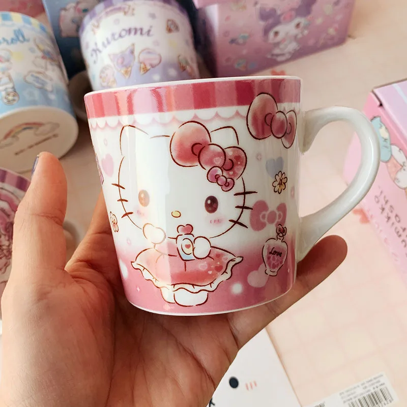 360 мл молочная керамическая чашка креативная стеклянная для утреннего чая сока