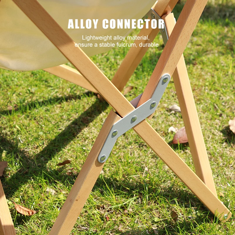 Online HitorhikePortable Açık Katlanır Sandalye Katı Ahşap Eğlence Salonu Sandalye Kamp Plaj Sandalyesi Kendi Kendine Sürüş ışık Sandalye