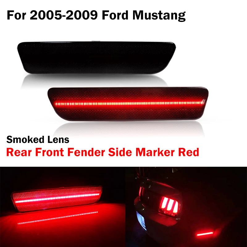 

IJDM для 2005-2009 Ford Mustang задний боковой габаритный светильник, для Mustang 3-й тормозной светильник, для Mustang номерной знак парковочные огни светильник s