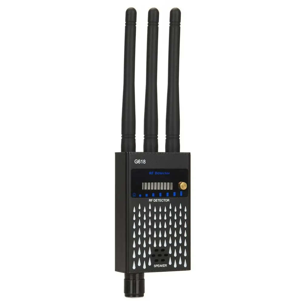 Профессиональное Радиочастотное устройство обнаружения с тремя антеннами GSM GPS