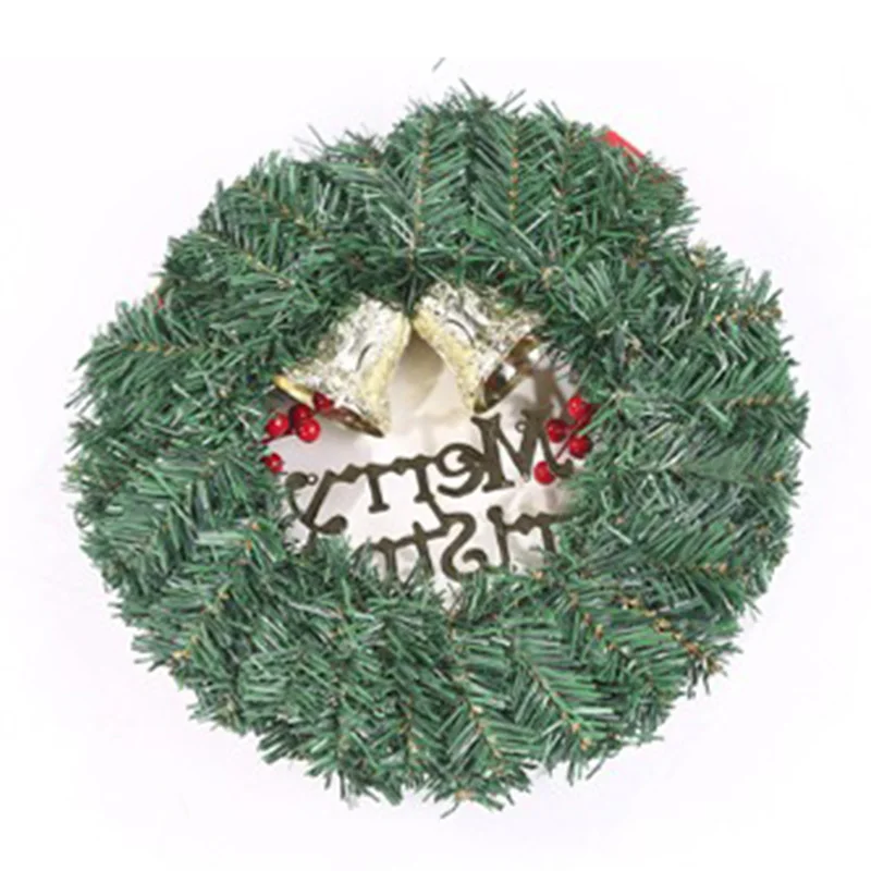 

11.8 Inches Decorative Wreath Christmas Ornaments Christmas Decor Wreath Safflower Home Hotel Chriatmas Scene Layout Beauty