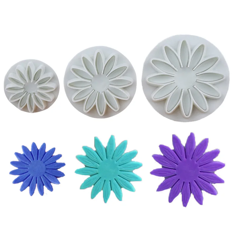 Форма для выпечки печенья 3 шт. инструмент помадки звезда сердце снег цветок