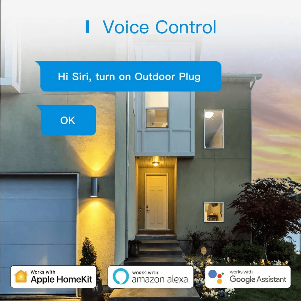 Electrical Sockets Meross MSS210HK(EU) electrical equipment accessories remote control smart plug WiFi | Обустройство дома