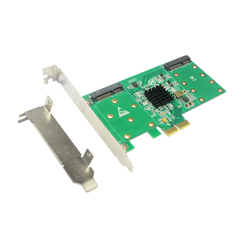

4 Port mSATA Raid Card Converter SSD Adapter PCI-Express X2 Controller 6Gb/s RAID0 1 10