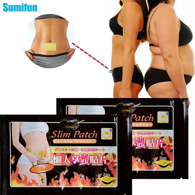10 шт тонкие Пластыри для похудения пупка палка сжигание против целлюлита потеря