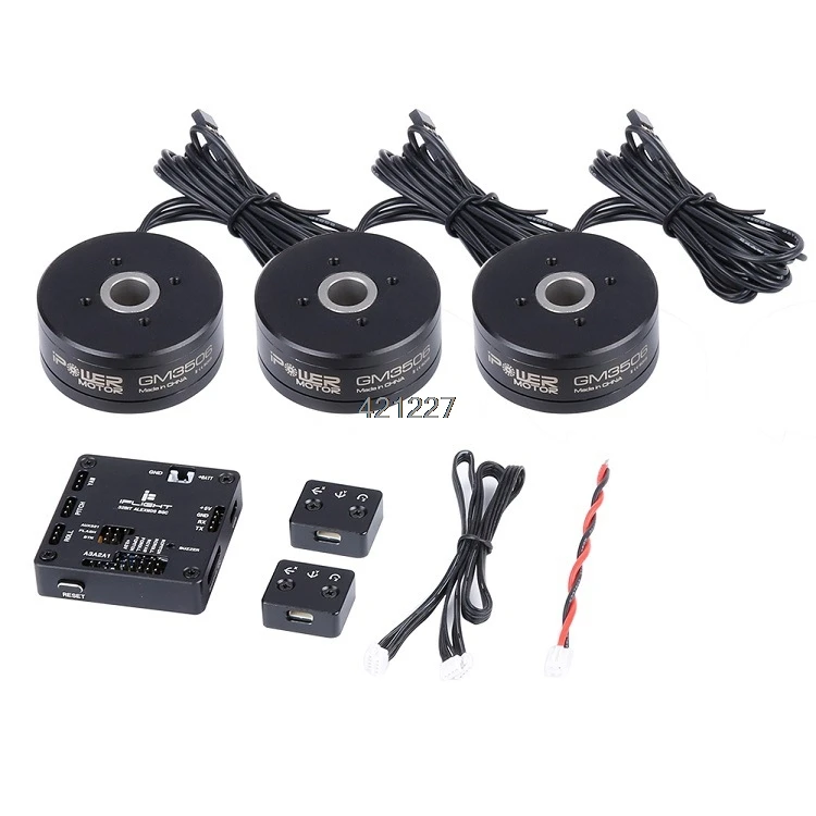 

Iflight Ipower AlexMos 32 BIT BGC with GM3506 GM3506-130T Brushless Motor Combo Set for 200-400grams Camera Instead GBM3506-130T