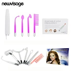 Портативный Высокочастотный палочка Высокочастотный электрод для удаления прыщей на пятнах машина для ухода за кожей лица Массажер спа салон для домашнего использования косметическое устройство