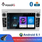Podofo Android 8,1 автомобильное радио GPS EQ FM для Astra Antara Vectra Corsa Zafira Meriva vivara Vivaro Combo Signum мультимедийный плеер