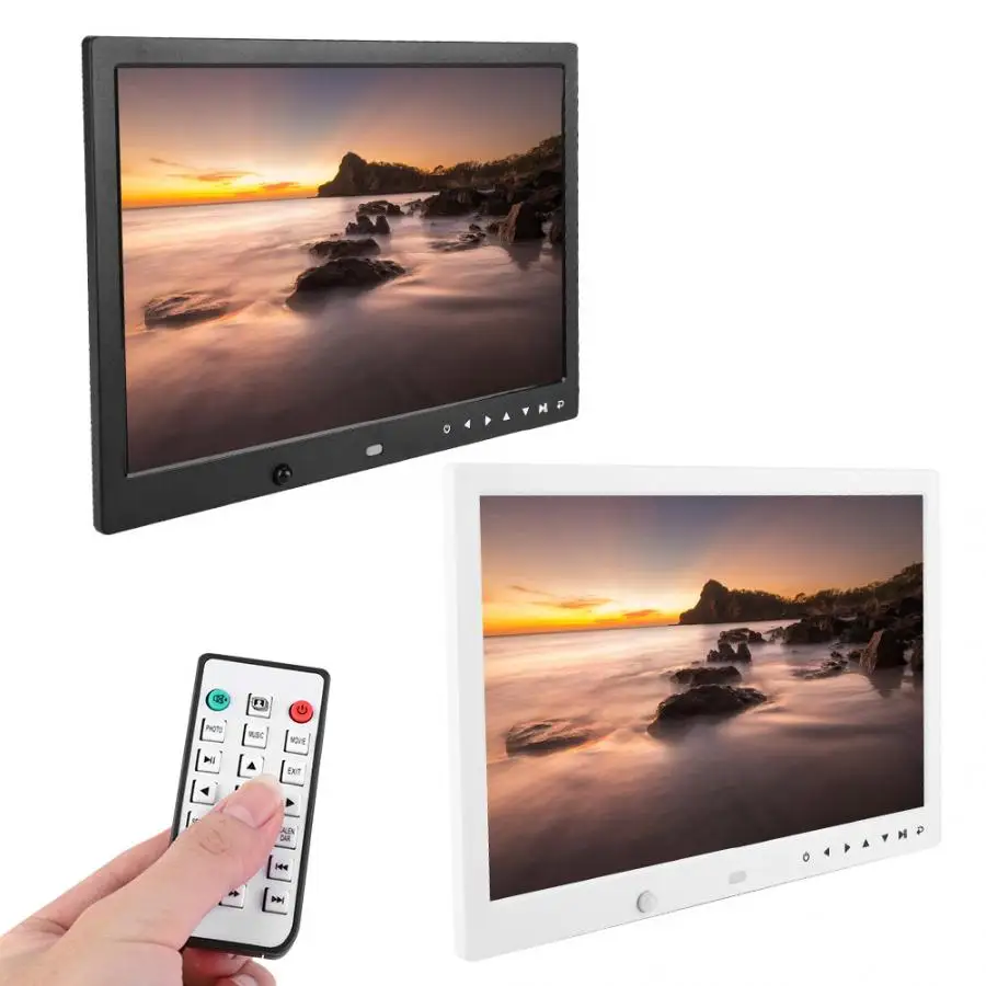 13 &quotПортативный 1080P HD Цифровая фоторамка часы кинопроигрыватель альбом с