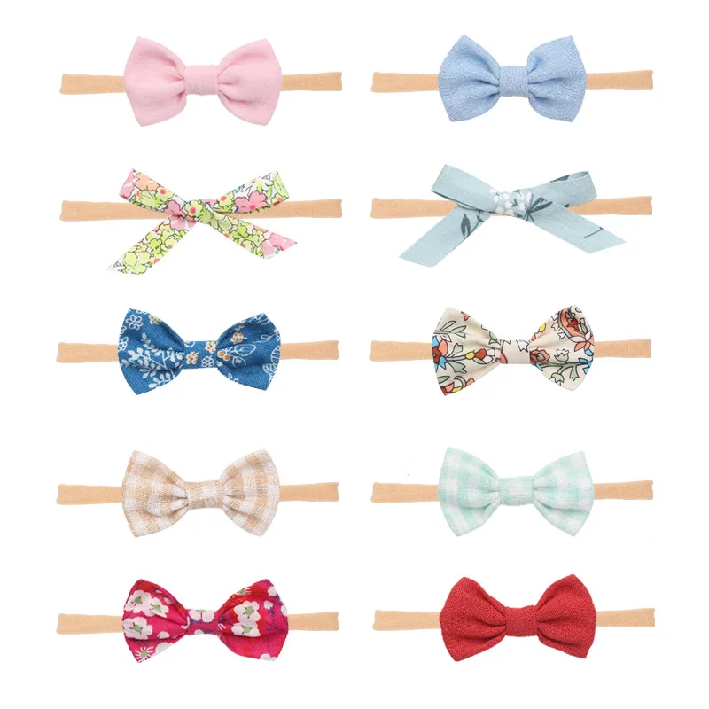 

1pc Cute Bow Baby Headband for Girl Nylon Head Bands Turban Newborn Headbands Hairbands for Kids Baby Hair Accessories