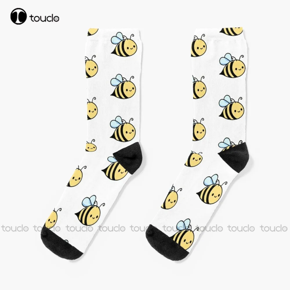 

Bee Socks cool socks for men Personalized Custom Unisex Adult Teen youth Socks Halloween Christmas Fashion new gift Fashion new