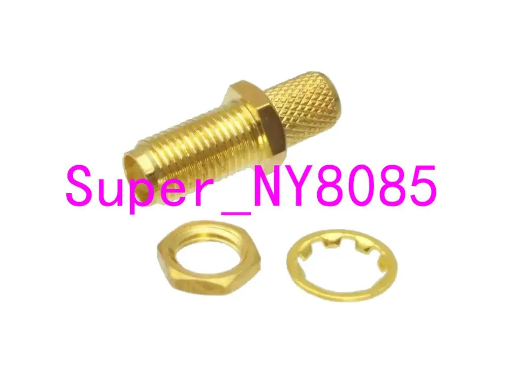 Гнездовой разъем SMA ОБЖИМНАЯ перегородка радиочастотный для стандартного