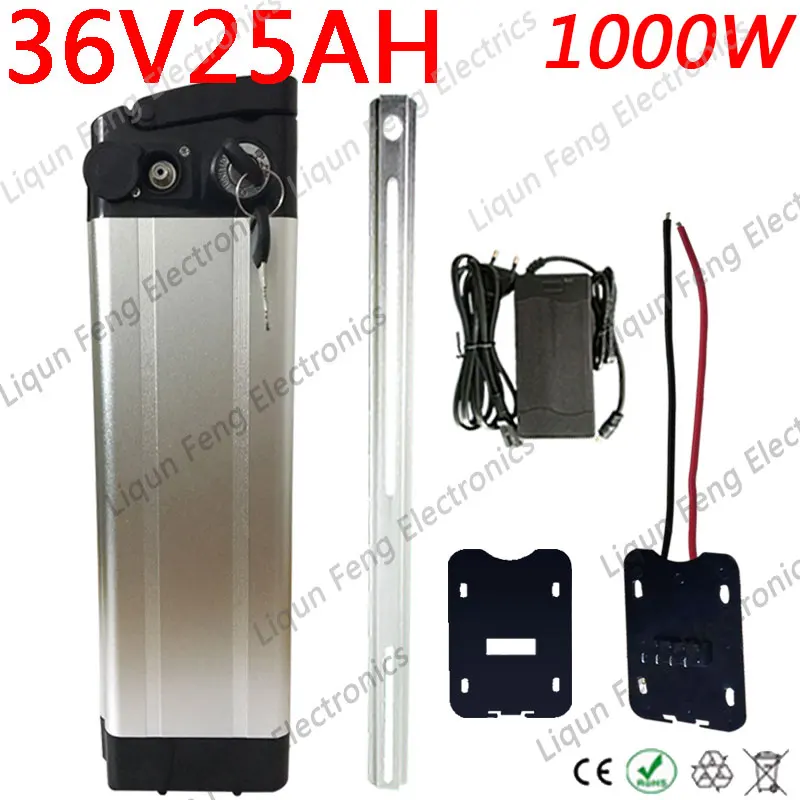 Литиевая батарея для электрического велосипеда Sanyo 36 В 500 Вт 1000 25 Ач 21 18 14 10 | Спорт