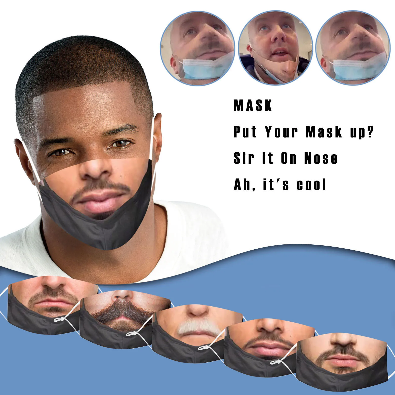 

1-100pc Adults Mascarilla Disposable Mouth Mask Print 3 Layer Ply Filter Anti Dust Breathable Face Cover Nonwove Masks Halloween