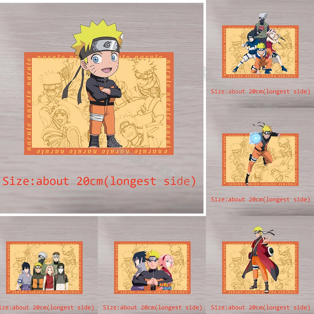 Термонаклейка с рисунком из аниме нартос|Игровые фигурки и трансформеры| |