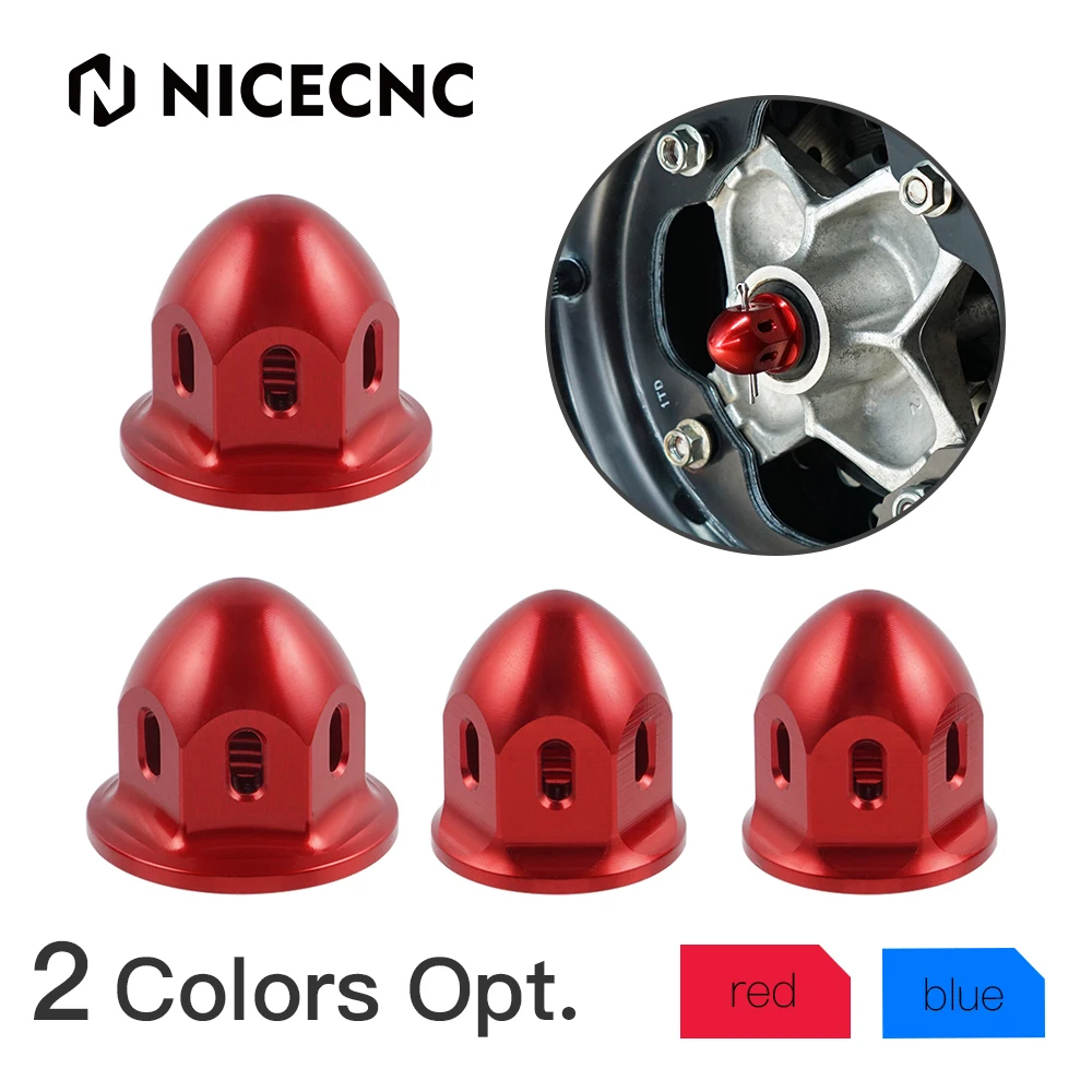 Передние гайки шпинделя NICECNC ATV осевая гайка для YAMAHA Raptor 700 2007 700R WOLVERINE 350 450 YFZ 450R 2009