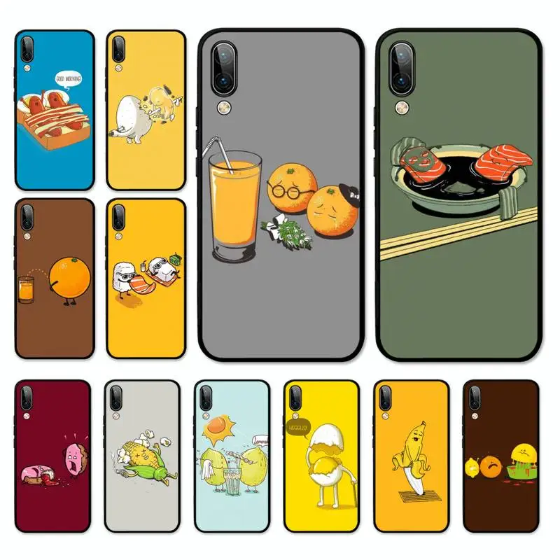 

Summer Funny Fruit Eggs Phone Case For OPPO A9 A7 A3S A1K F5 Reno 2 Z Realme 6 5 Pro C3 Vivo Y91C Y51 Y31 Y19 Y17 Y11 V17