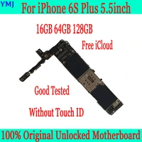 free icloud for iphone 6s plus motherboard withno touch id original unlock full chips 100 tested logic boards replacement boar